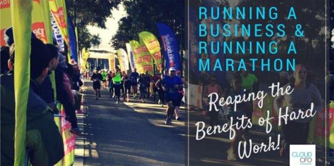 Running a business and Running a marathon – Reaping the benefits of hard work